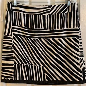 Ann Taylor Petites Black/White Skirt